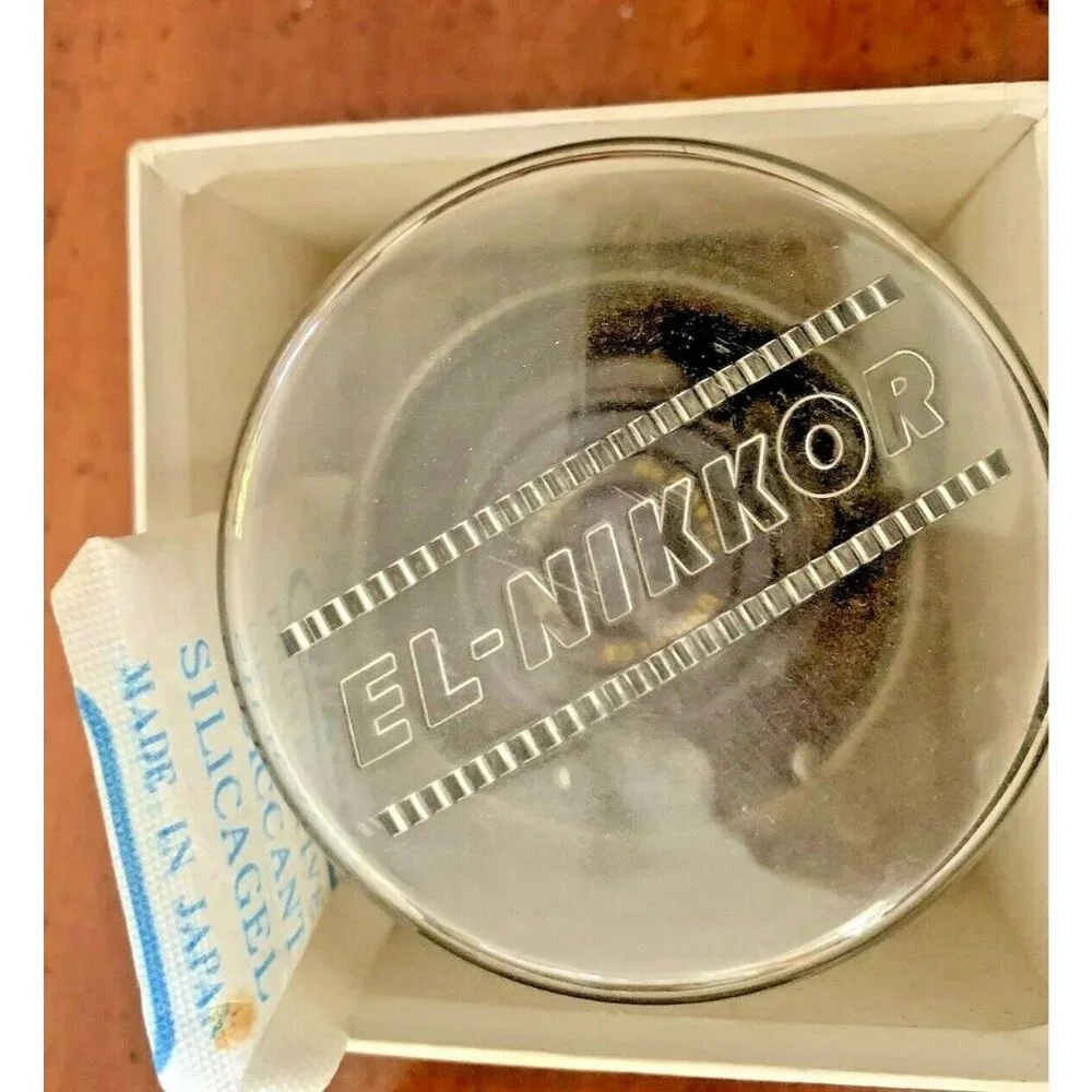Nikon EL Nikkor 50mm f4 Enlarger Lens From Japan w/ Bubble Case 1960’s Darkroom